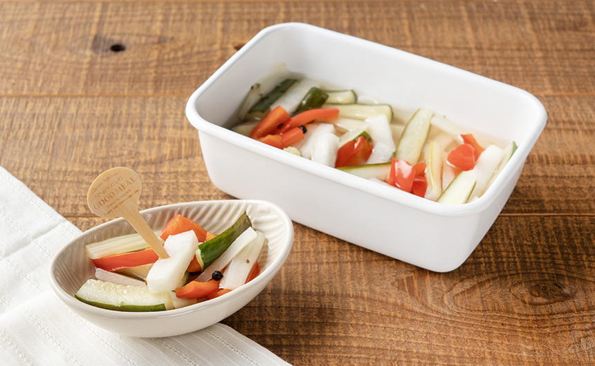 残り野菜のすし酢ピクルス