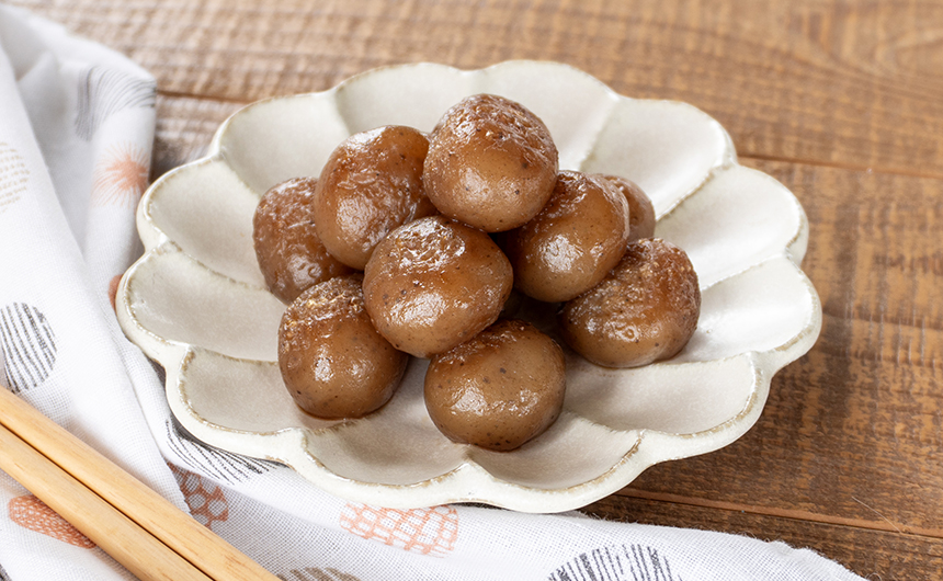 玉こんにゃくの甘辛煮