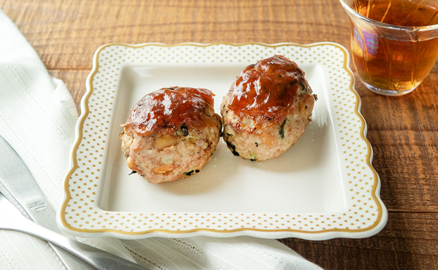 おすすめの1品：大豆とひじきの和風ハンバーグ