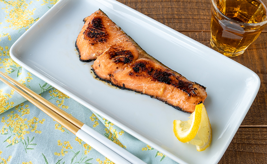 サーモンの塩麹焼き